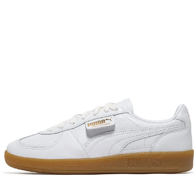 Chunky - Sole Women's Platform Sneakers in White for a Trendy Street Style LookPuma Palermo Premium - Puma White/Frosted Ivory Chunky - Sole Women's Platform Sneakers in White for a Trendy Street Style LookPuma Palermo Premium - Puma White/Frosted Ivory
