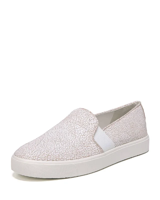 Foldable Women's Travel Sneakers for Compact Storage in LuggageWomen's Blair Cracked Leather Sneaker In White Foldable Women's Travel Sneakers for Compact Storage in LuggageWomen's Blair Cracked Leather Sneaker In White