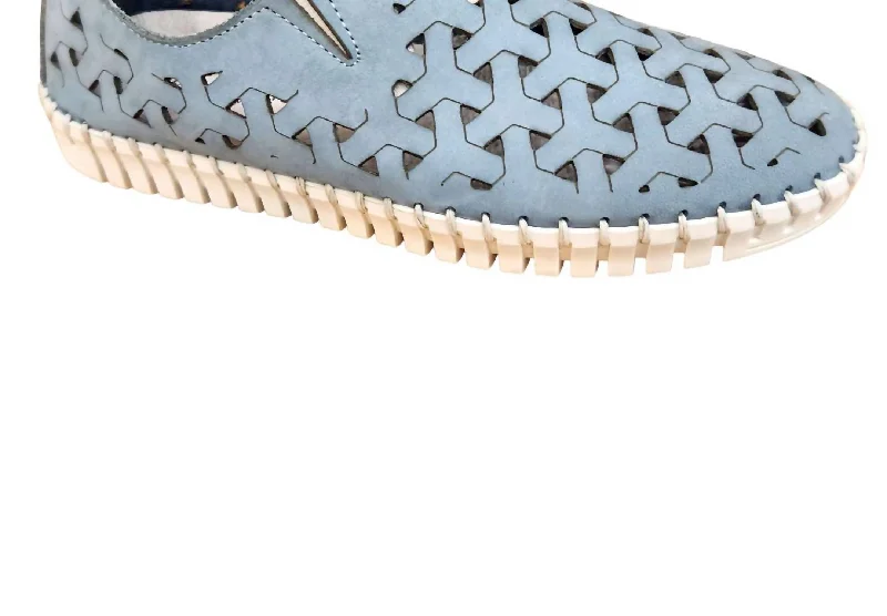 Lace - Up Women's Athletic Sneakers with Shock - Absorbing Midsoles for Intense WorkoutsWomen's Inez Leather Slip-On Flat Shoes In Powder Blue Lace - Up Women's Athletic Sneakers with Shock - Absorbing Midsoles for Intense WorkoutsWomen's Inez Leather Slip-On Flat Shoes In Powder Blue