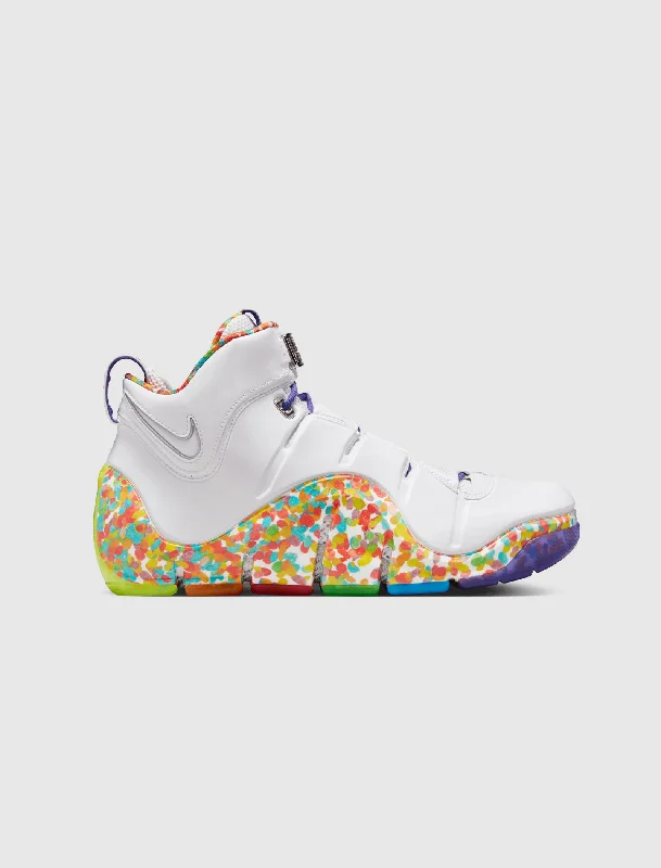 Vegan - Friendly Women's Sneakers Made from Recycled Materials for an Eco - Conscious ChoiceZOOM LEBRON IV "FRUITY PEBBLES"