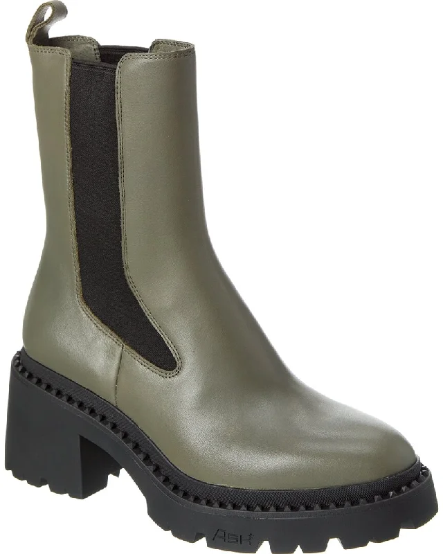 Plus Size Women's Faux Fur - Lined Ankle Boots in Chestnut for Cozy Winter WearAsh Nile Leather Boot Plus Size Women's Faux Fur - Lined Ankle Boots in Chestnut for Cozy Winter WearAsh Nile Leather Boot