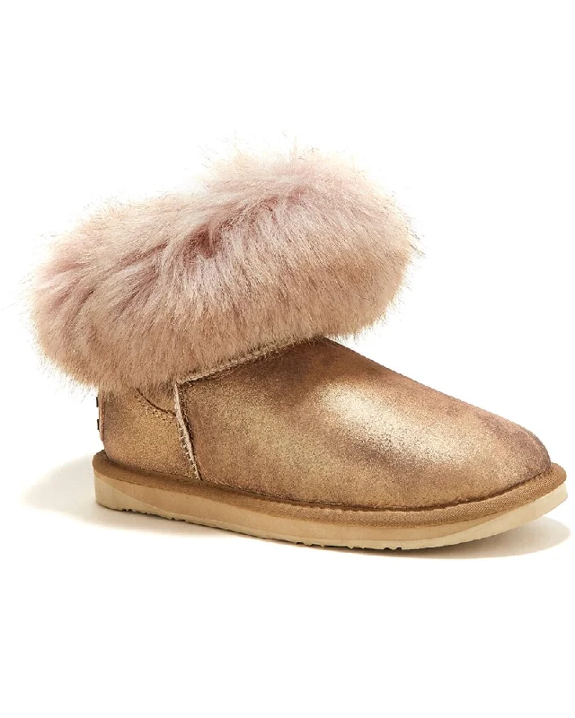 Women's Ankle Booties with Faux Leather and Furry Cuffs in Tan for a Cute and Warm StyleAustralia Luxe Collective Foxy Leather Boot Women's Ankle Booties with Faux Leather and Furry Cuffs in Tan for a Cute and Warm StyleAustralia Luxe Collective Foxy Leather Boot