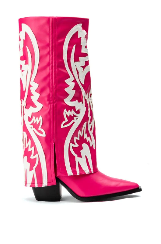 Women's Chunky - Heeled Chelsea Boots in Gray for a Casual and Trendy Everyday LookAZALEA WANG SIMPLY BELOW THE KNEE WESTERN BOOTIE IN PINK Women's Chunky - Heeled Chelsea Boots in Gray for a Casual and Trendy Everyday LookAZALEA WANG SIMPLY BELOW THE KNEE WESTERN BOOTIE IN PINK