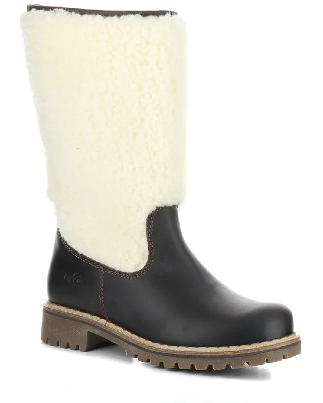 Women's Leather Motorcycle Boots in Dark Brown with Silver Hardware for a Cool Biker LookBos. & Co. Hanah Wool Leather Boot Women's Leather Motorcycle Boots in Dark Brown with Silver Hardware for a Cool Biker LookBos. & Co. Hanah Wool Leather Boot