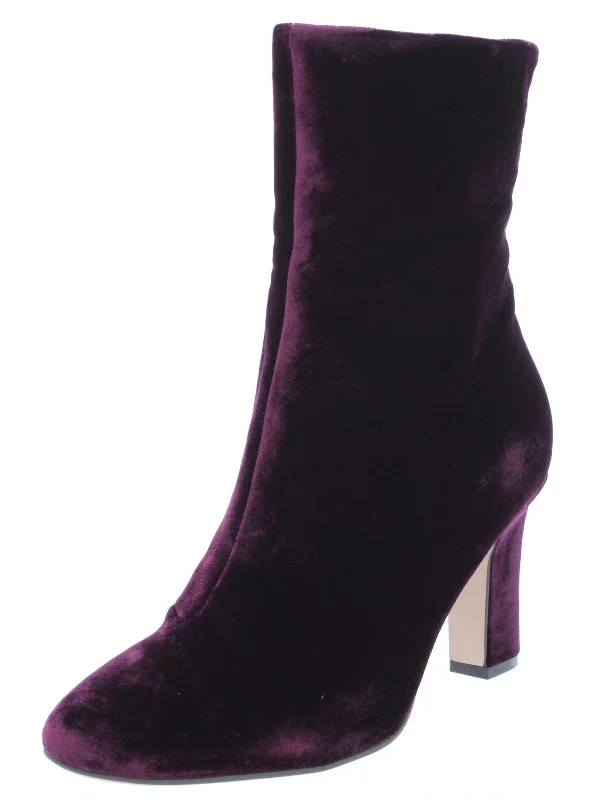 Women's Knee - High Lace - Up Boots in Brown with Buckle Accents for a Western VibeBridgett Womens Velvet Heel Booties Women's Knee - High Lace - Up Boots in Brown with Buckle Accents for a Western VibeBridgett Womens Velvet Heel Booties