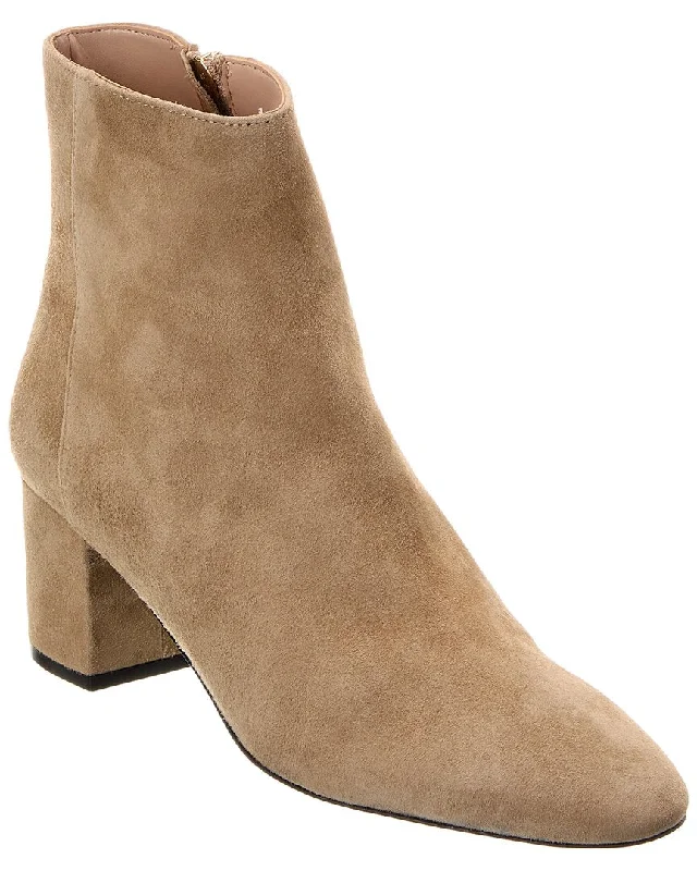Women's Ankle Boots with Cut - Out Details in Beige for a Unique and Stylish EdgeBruno Magli Vinny Suede Bootie Women's Ankle Boots with Cut - Out Details in Beige for a Unique and Stylish EdgeBruno Magli Vinny Suede Bootie