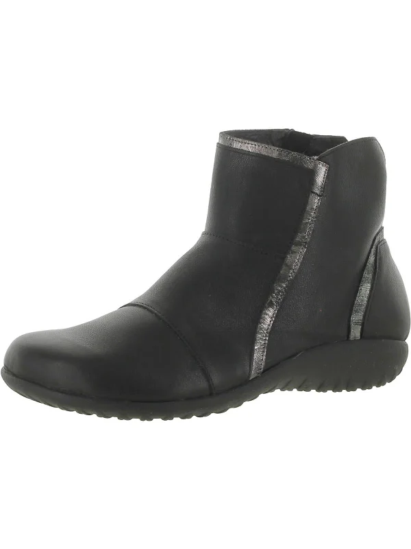 Women's Wedge - Heeled Ankle Boots in Navy Blue for a Comfortable and Trendy OptionCalluna Womens Leather Ankle Booties Women's Wedge - Heeled Ankle Boots in Navy Blue for a Comfortable and Trendy OptionCalluna Womens Leather Ankle Booties
