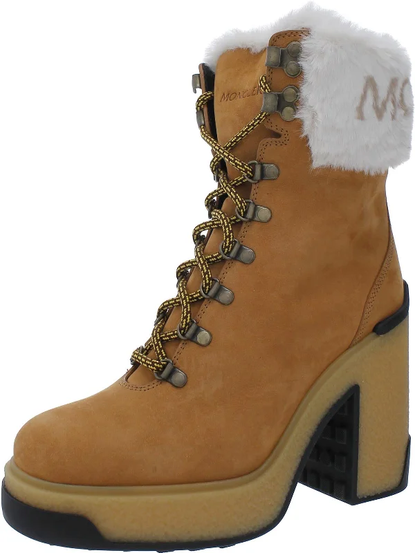 Women's Fur - Trimmed Snow Boots in White for a Stylish and Practical Winter ChoiceClaudia Womens Suede Platform Ankle Boots Women's Fur - Trimmed Snow Boots in White for a Stylish and Practical Winter ChoiceClaudia Womens Suede Platform Ankle Boots
