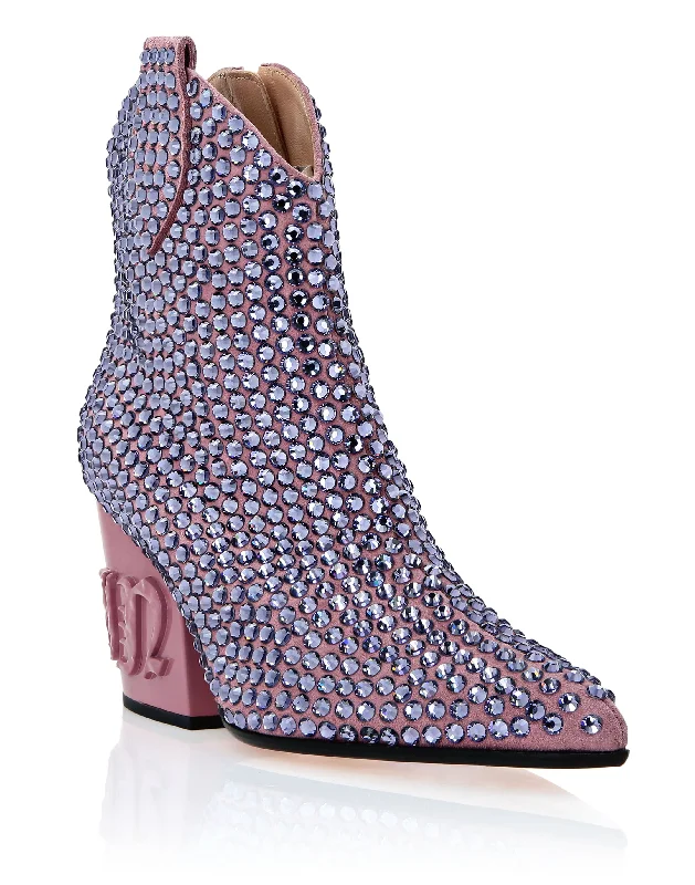 Women's Mid - Calf Suede Boots in Beige with Tassel Trim for a Boho - Inspired StyleCowBoy Boots Mid Heels Crystal Women's Mid - Calf Suede Boots in Beige with Tassel Trim for a Boho - Inspired StyleCowBoy Boots Mid Heels Crystal
