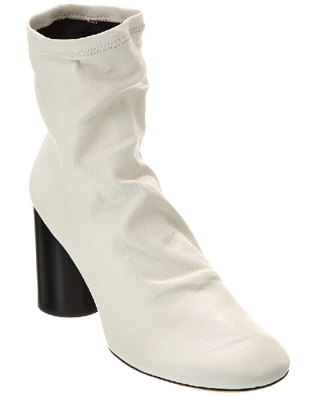Women's Knee - High Lace - Up Boots in Brown with Buckle Accents for a Western VibeIsabel Marant Labee Leather Bootie Women's Knee - High Lace - Up Boots in Brown with Buckle Accents for a Western VibeIsabel Marant Labee Leather Bootie