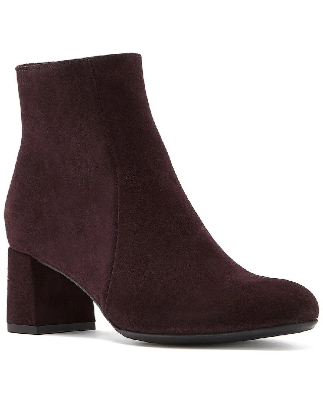 Plus Size Women's Block - Heeled Ankle Boots in Red for a Bold and Chic StatementLa Canadienne Jiji Suede Boot Plus Size Women's Block - Heeled Ankle Boots in Red for a Bold and Chic StatementLa Canadienne Jiji Suede Boot