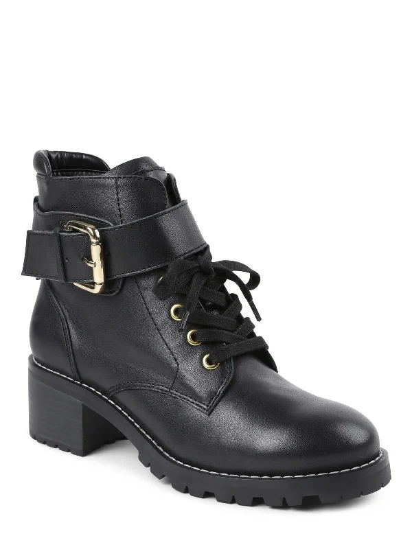 Plus Size Women's Block - Heeled Ankle Boots in Red for a Bold and Chic StatementNubi Womens Leather Round Toe Ankle Boots Plus Size Women's Block - Heeled Ankle Boots in Red for a Bold and Chic StatementNubi Womens Leather Round Toe Ankle Boots