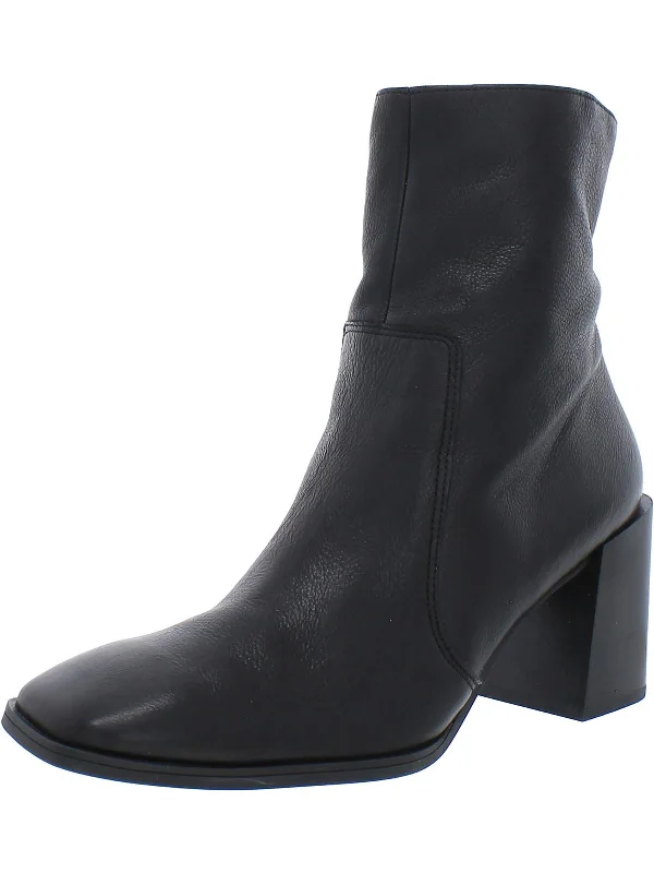 Women's Wedge - Heeled Ankle Boots in Navy Blue for a Comfortable and Trendy OptionOLIVIA Womens Pointed Toe Booties Block Heels Women's Wedge - Heeled Ankle Boots in Navy Blue for a Comfortable and Trendy OptionOLIVIA Womens Pointed Toe Booties Block Heels