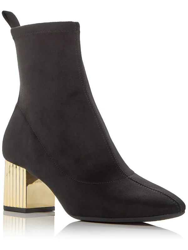 Women's Platform Chelsea Boots in Black for a Modern and Fashion - Forward AppearancePorter Womens Faux Suede Metallic Ankle Boots Women's Platform Chelsea Boots in Black for a Modern and Fashion - Forward AppearancePorter Womens Faux Suede Metallic Ankle Boots