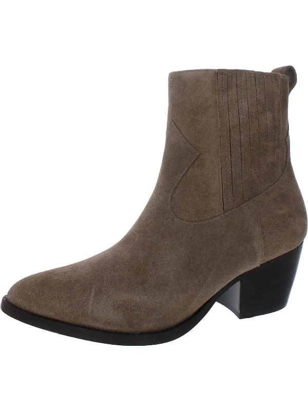 Women's Knee - High Lace - Up Boots in Brown with Buckle Accents for a Western VibeRacquel Womens Pointed Toe Leather Booties Women's Knee - High Lace - Up Boots in Brown with Buckle Accents for a Western VibeRacquel Womens Pointed Toe Leather Booties
