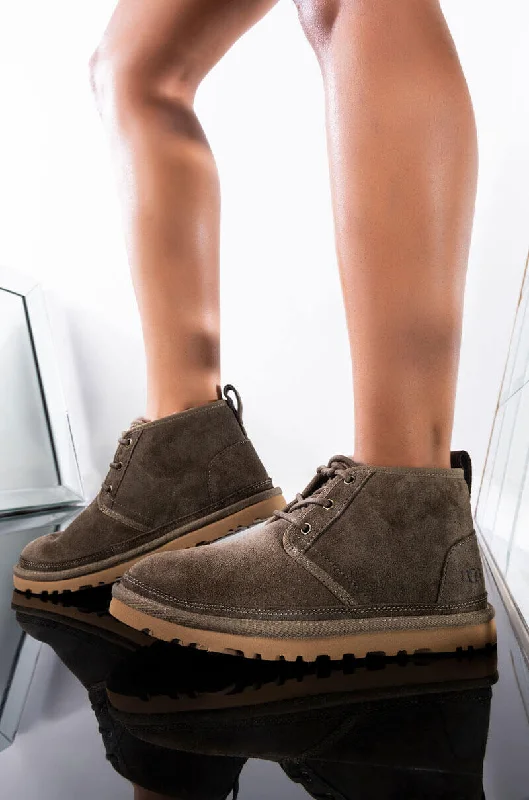 Women's Mid - Calf Suede Boots in Beige with Tassel Trim for a Boho - Inspired StyleSEXY CASUAL FLAT EUCALYPTUS Women's Mid - Calf Suede Boots in Beige with Tassel Trim for a Boho - Inspired StyleSEXY CASUAL FLAT EUCALYPTUS
