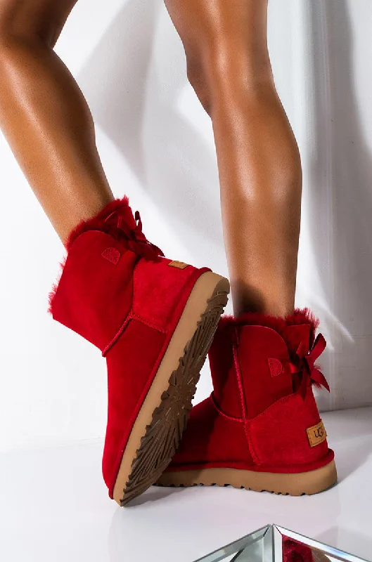 Women's Wedge - Heeled Ankle Boots in Navy Blue for a Comfortable and Trendy OptionSEXY MID CALF FLAT RED Women's Wedge - Heeled Ankle Boots in Navy Blue for a Comfortable and Trendy OptionSEXY MID CALF FLAT RED