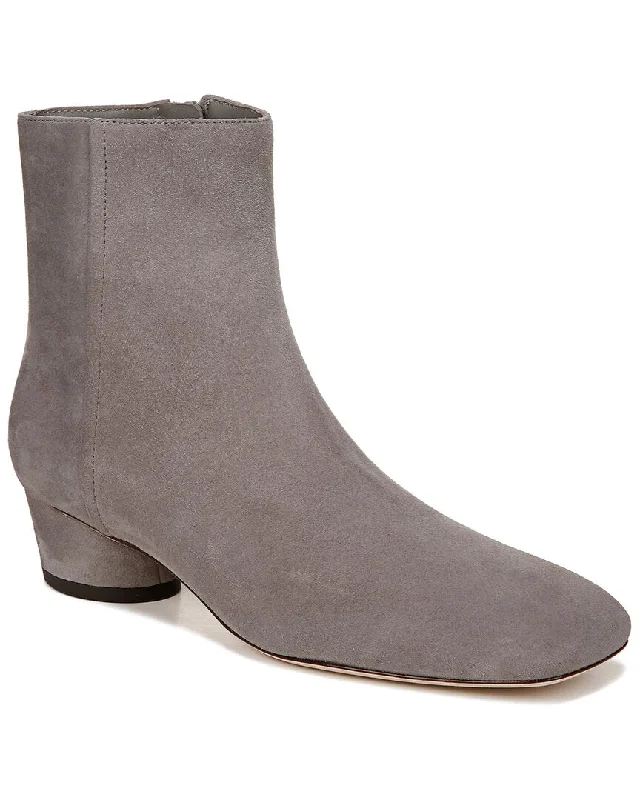 Women's Ankle Booties with Faux Leather and Furry Cuffs in Tan for a Cute and Warm StyleVince Vida Suede Slingback Women's Ankle Booties with Faux Leather and Furry Cuffs in Tan for a Cute and Warm StyleVince Vida Suede Slingback
