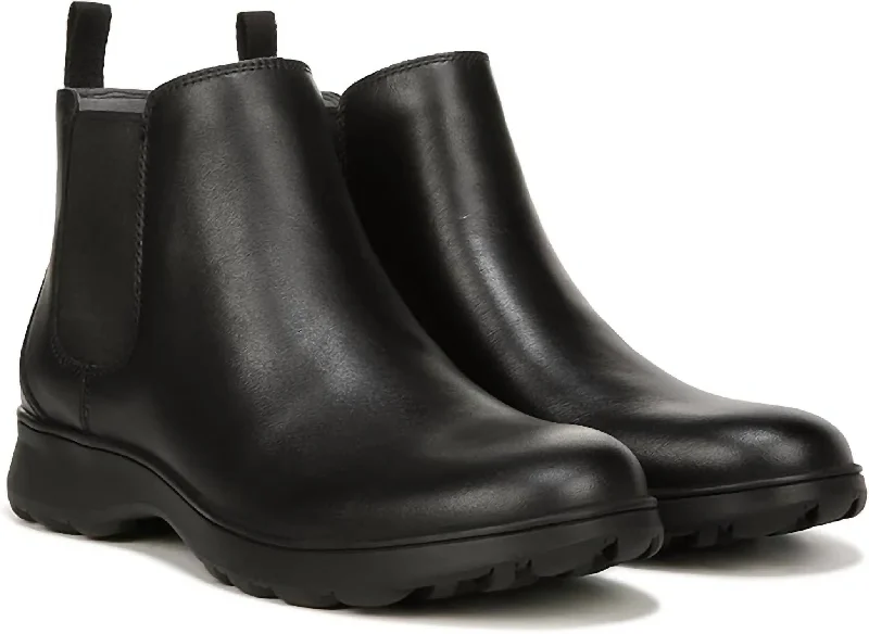 Women's Wedge - Heeled Ankle Boots in Navy Blue for a Comfortable and Trendy OptionWomen's Evergreen Boot In Black Women's Wedge - Heeled Ankle Boots in Navy Blue for a Comfortable and Trendy OptionWomen's Evergreen Boot In Black