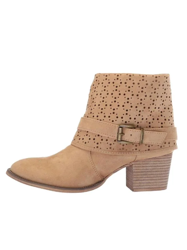 Women's Over - the - Knee Suede Boots in Taupe for a Stylish and Sophisticated OutfitWomen's Helena Fold Over Bootie In Tan Women's Over - the - Knee Suede Boots in Taupe for a Stylish and Sophisticated OutfitWomen's Helena Fold Over Bootie In Tan