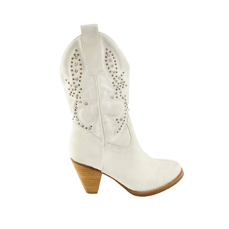Plus Size Women's Embroidered Knee - High Boots in Burgundy for a Luxurious LookWomen's Houston Western Boots In Champagne Plus Size Women's Embroidered Knee - High Boots in Burgundy for a Luxurious LookWomen's Houston Western Boots In Champagne