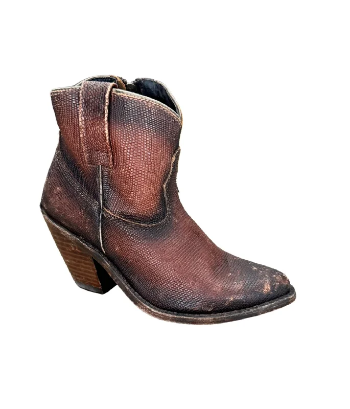 Women's Knee - High Lace - Up Boots in Brown with Buckle Accents for a Western VibeWomen's Minerva Ankle Boots In Cognac Women's Knee - High Lace - Up Boots in Brown with Buckle Accents for a Western VibeWomen's Minerva Ankle Boots In Cognac