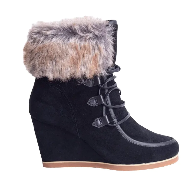 Plus Size Women's Embroidered Knee - High Boots in Burgundy for a Luxurious LookWomen's North Star Ankle Boot In Black Faux Fur Plus Size Women's Embroidered Knee - High Boots in Burgundy for a Luxurious LookWomen's North Star Ankle Boot In Black Faux Fur