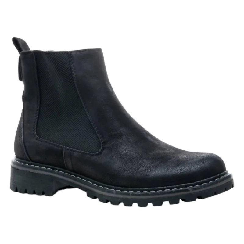 Women's Chunky - Heeled Chelsea Boots in Gray for a Casual and Trendy Everyday LookWomen's To Be Honest Bootie In Black Women's Chunky - Heeled Chelsea Boots in Gray for a Casual and Trendy Everyday LookWomen's To Be Honest Bootie In Black